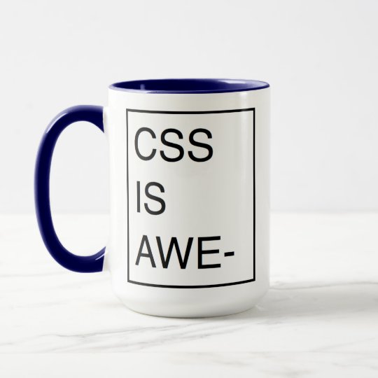 CSS Paged Overflow Mug