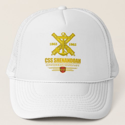 CSS Shenandoah Navy Emblem gold Trucker Hat