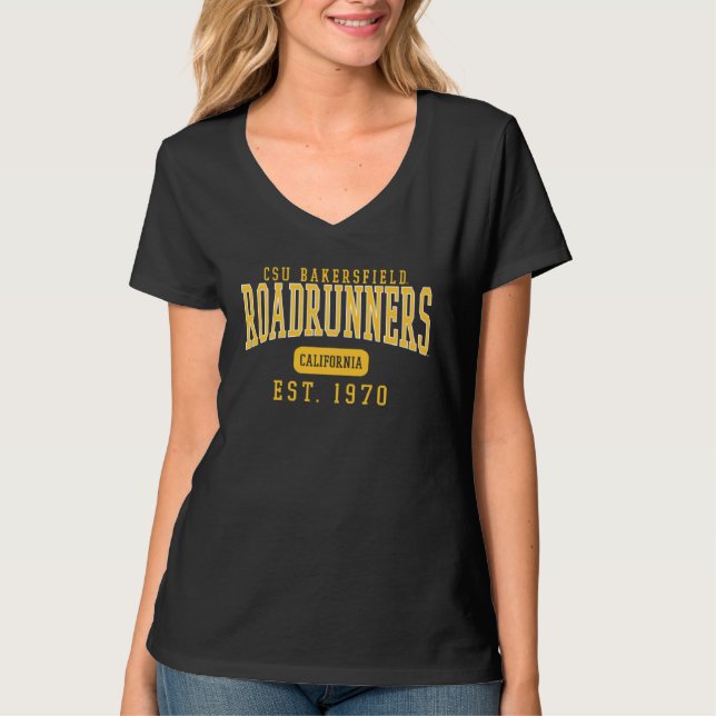 CSU Bakersfield Roadrunners Est Date T-Shirt (Front)