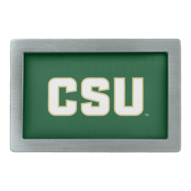 CSU Letter Mark Belt Buckle (Front)