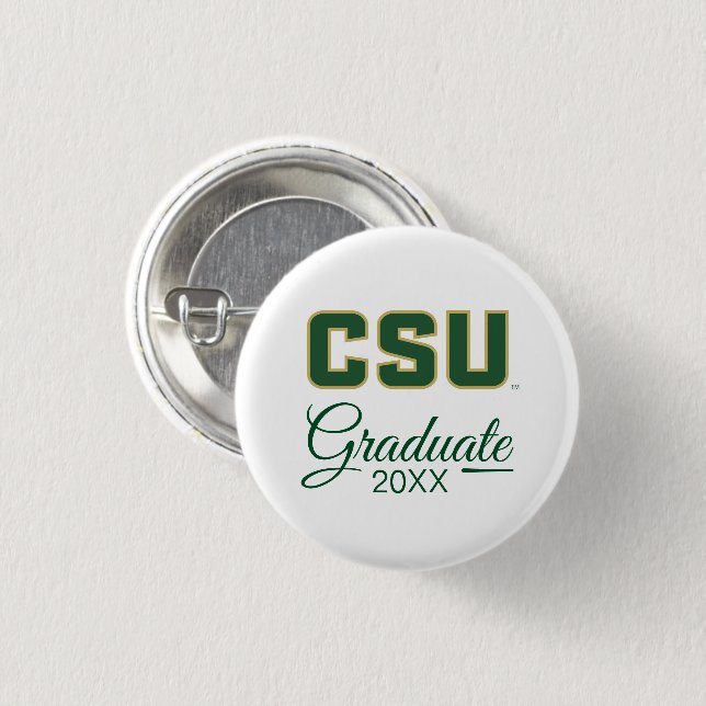 CSU Letter Mark Button (Front & Back)