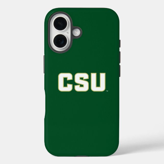 CSU Letter Mark Case-Mate iPhone Case (Back)