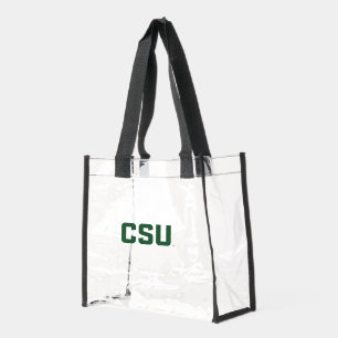 CSU Letter Mark Clear Tote Bag