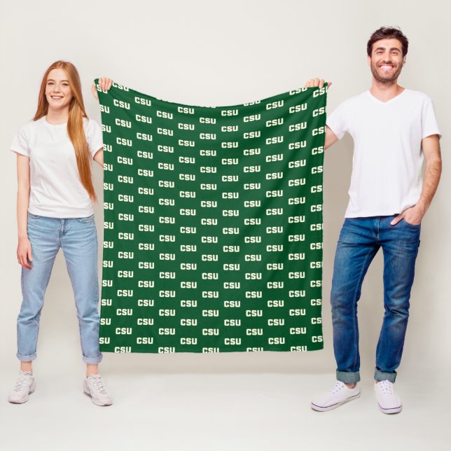 CSU Letter Mark Fleece Blanket (In Situ)