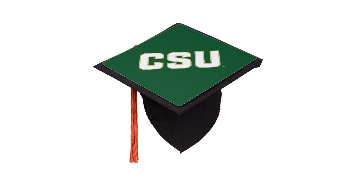 CSU Letter Mark Graduation Cap Topper | Zazzle