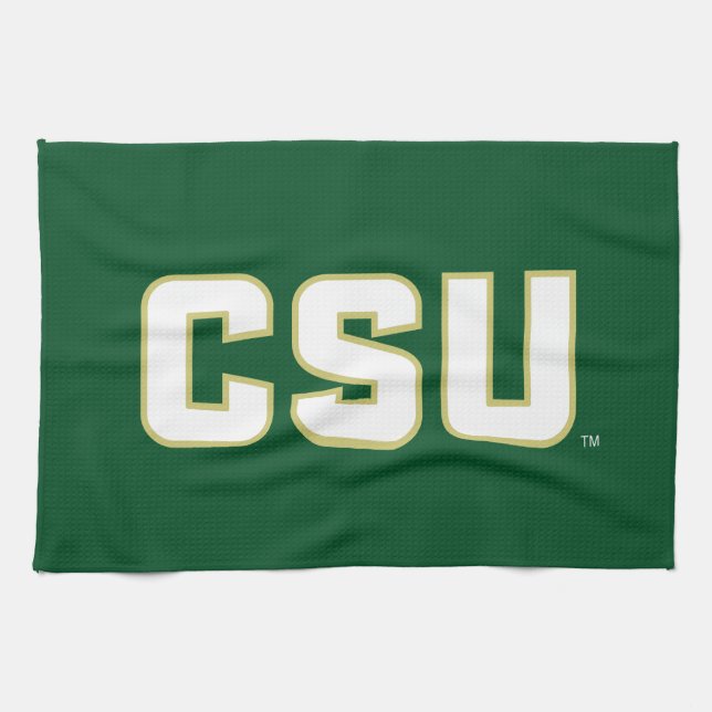 CSU Letter Mark Kitchen Towel (Horizontal)