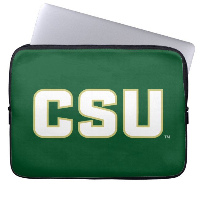 CSU Letter Mark Laptop Sleeve (Front)