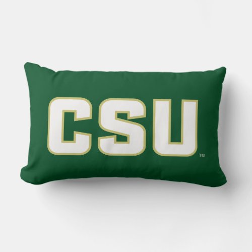 CSU Letter Mark Lumbar Pillow