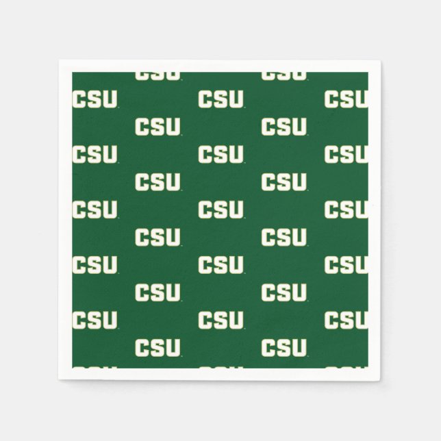 CSU Letter Mark Napkins (Front)