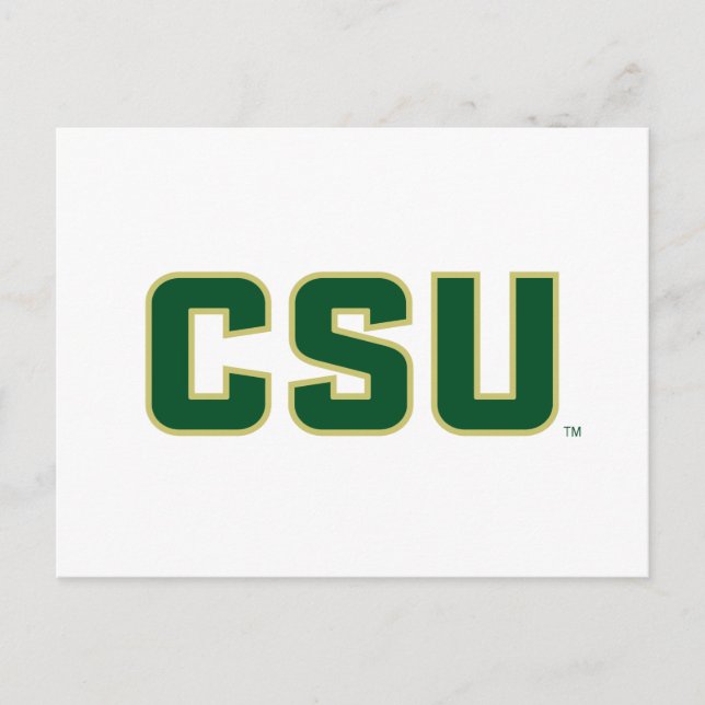 CSU Letter Mark Postcard (Front)