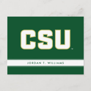 CSU Letter Mark Postcard