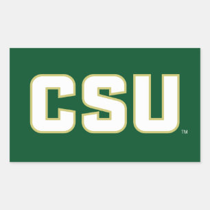 CSU Letter Mark Rectangular Sticker