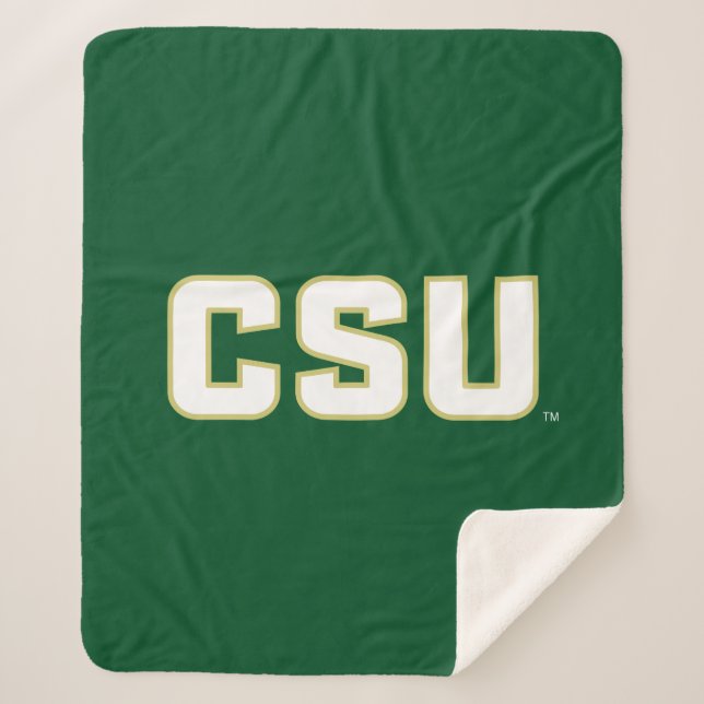CSU Letter Mark Sherpa Blanket (Front)