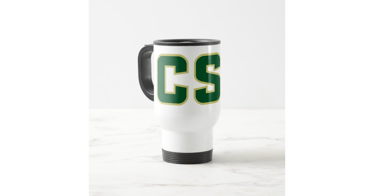 CSU Letter Mark Travel Mug | Zazzle