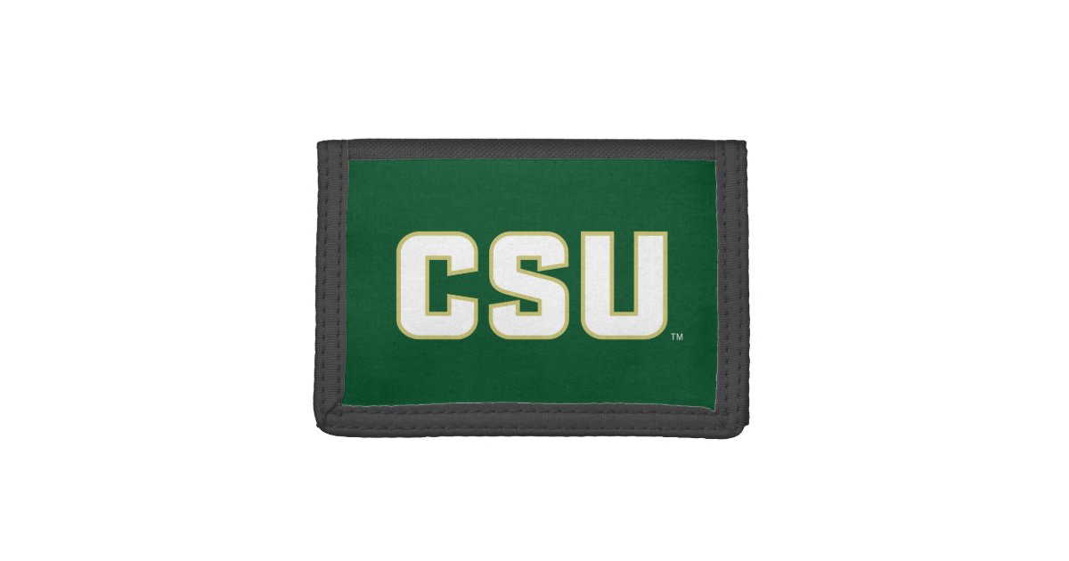 CSU Letter Mark Trifold Wallet | Zazzle