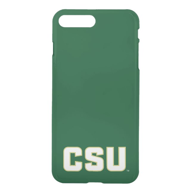 CSU Letter Mark Uncommon iPhone Case (Back)