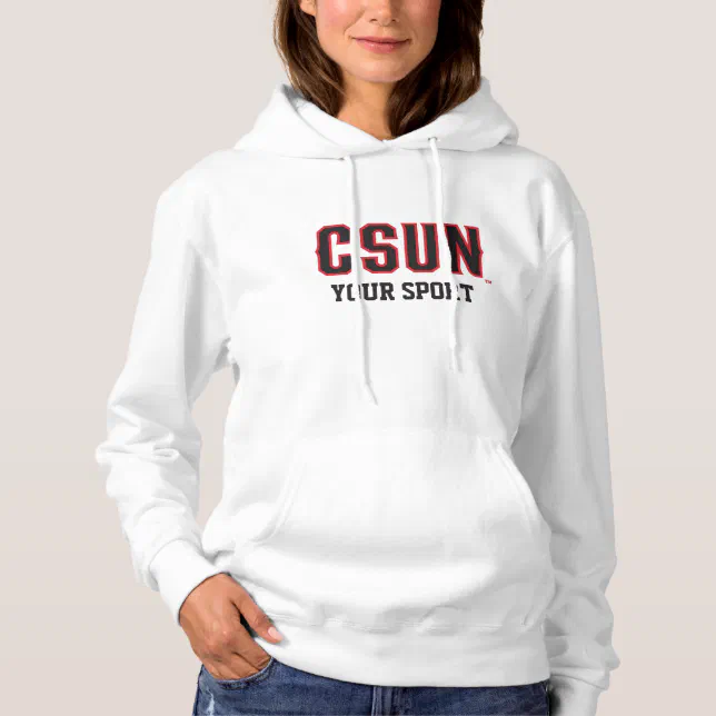 CSUN Black Customize Your Sport Hoodie Zazzle