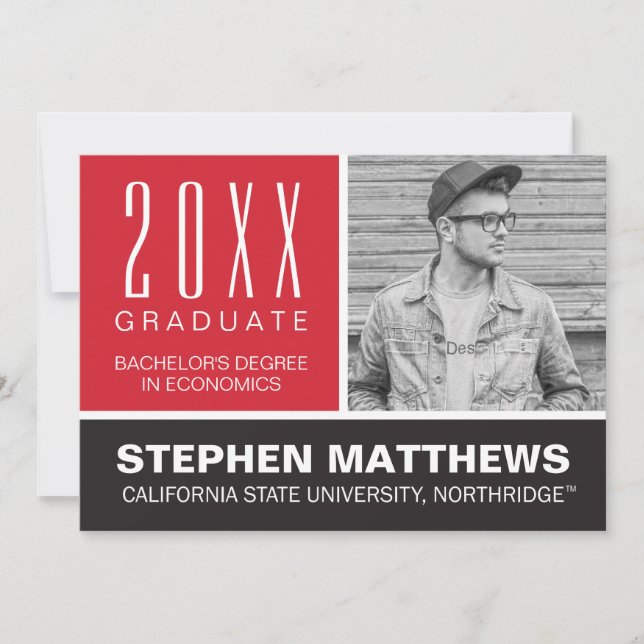 CSUN Graduation Announcement (Front)