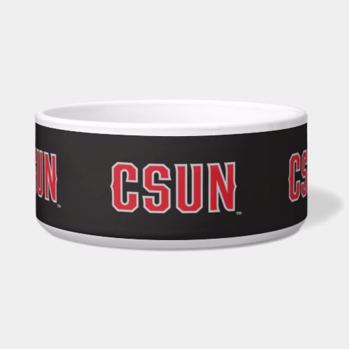 CSUN Logo on Black Bowl