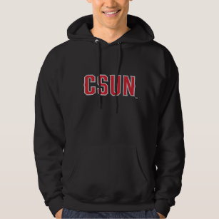 CSUN Logo on Black Hoodie