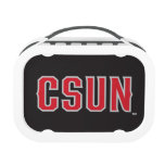 CSUN Logo on Black Lunch Box