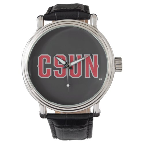 CSUN Logo on Black Watch