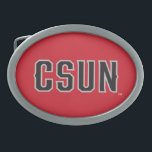 CSUN Logo on Red Belt Buckle<br><div class="desc">Check out this official CSUN Matadors gear! These products are perfect for all CSU Northridge fans, students, faculty, family, and alumni. Customize your gear to show off your personalized Matador pride. Come to Zazzle to gear up for the football game and cheer on your team in style. Celebrate birthdays, holidays,...</div>