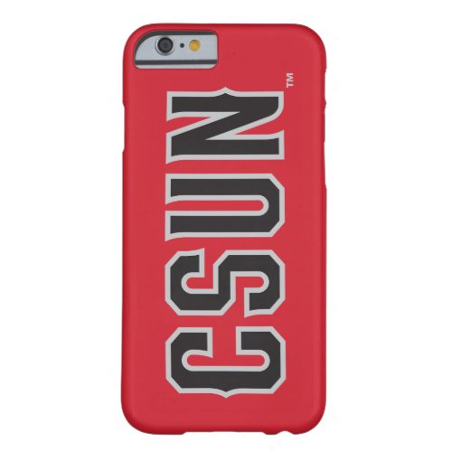 CSUN Logo on Red Barely There iPhone 6 Case