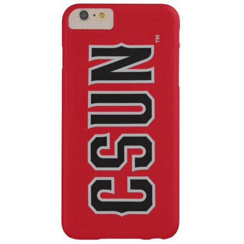 CSUN Logo on Red Barely There iPhone 6 Plus Case