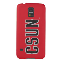 CSUN Logo on Red Galaxy S5 Case