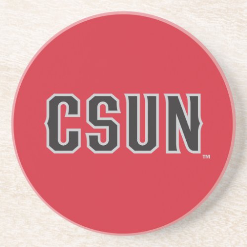 CSUN Logo on Red Coaster