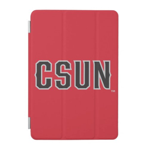 CSUN Logo on Red iPad Mini Cover