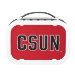 CSUN Logo on Red Lunch Box
