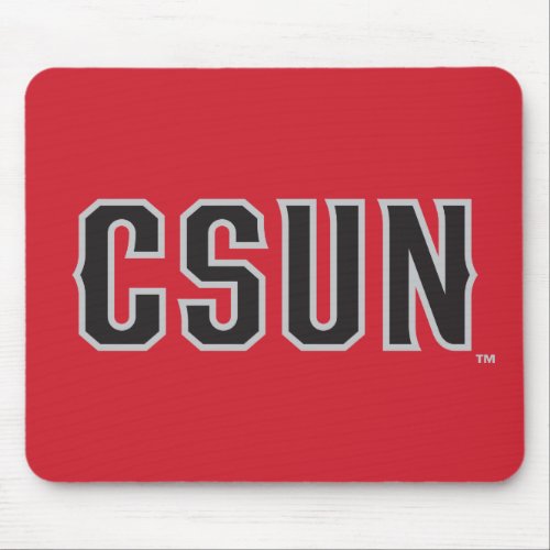 CSUN Logo on Red Mouse Pad