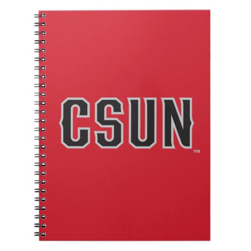 CSUN Logo on Red Notebook