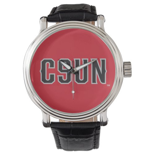 CSUN Logo on Red Watch
