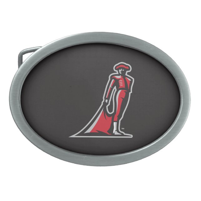 CSUN Matador - Black Belt Buckle (Front)