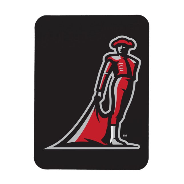 CSUN Matador - Black Magnet (Vertical)