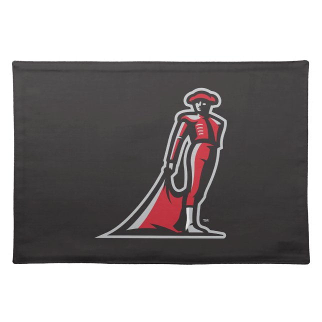 CSUN Matador - Black Placemat (Front)