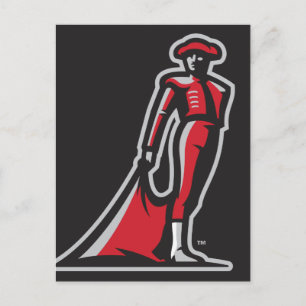 CSUN Matador - Black Postcard