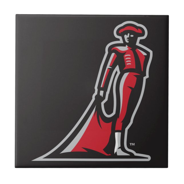CSUN Matador - Black Tile (Front)