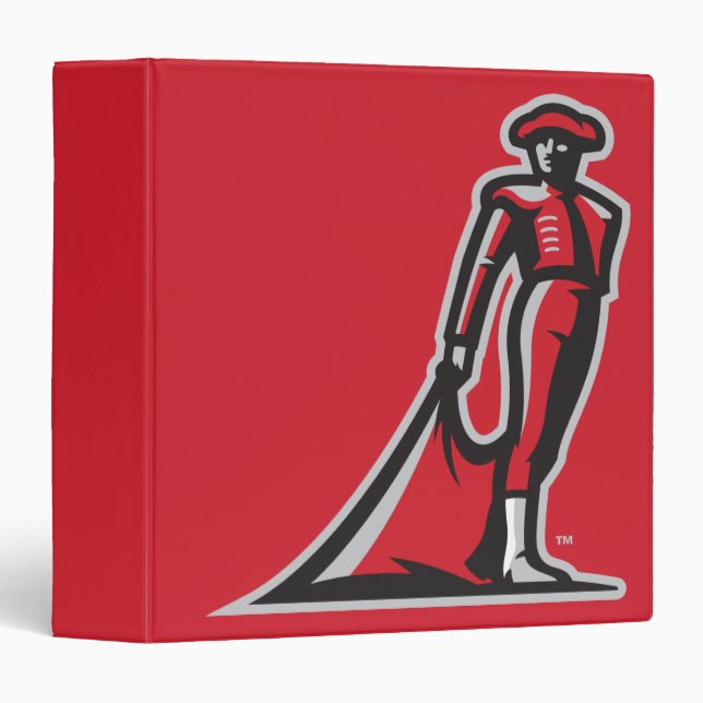 CSUN Matador - Red 3 Ring Binder (Front/Spine)