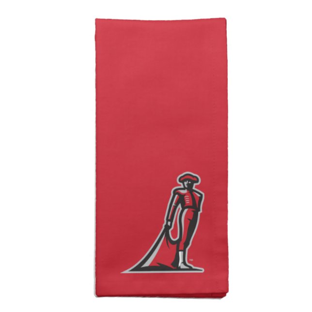 CSUN Matador - Red Cloth Napkin (Folded)