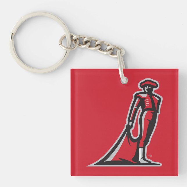 CSUN Matador - Red Keychain (Front)