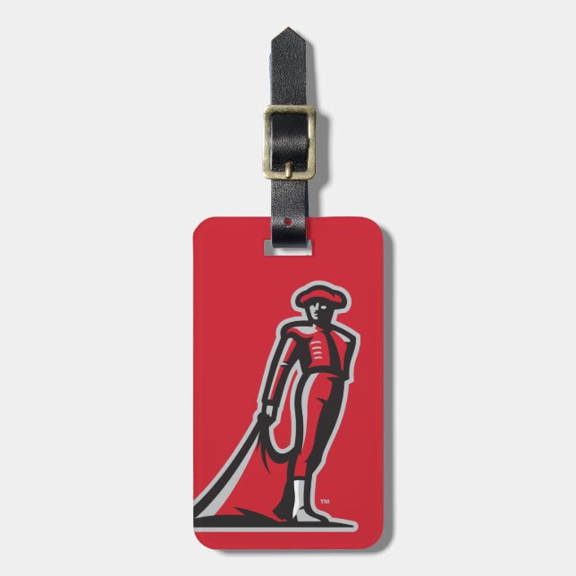 CSUN Matador - Red Luggage Tag (Front Vertical)