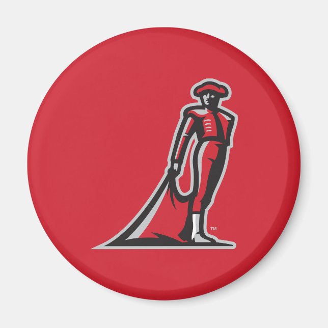 CSUN Matador - Red Magnet (Front)