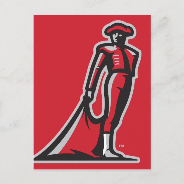 CSUN Matador - Red Postcard (Front)