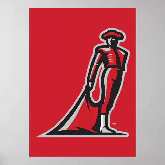 CSUN Matador - Red Poster | Zazzle