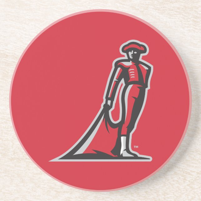 CSUN Matador - Red Sandstone Coaster (Front)