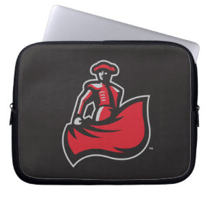 CSUN Matador with Cape - Black Laptop Sleeve